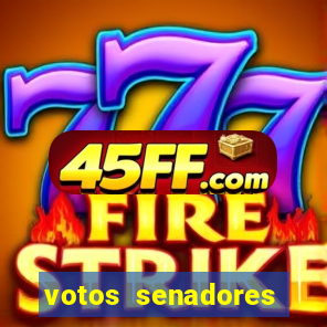 votos senadores impeachment moraes